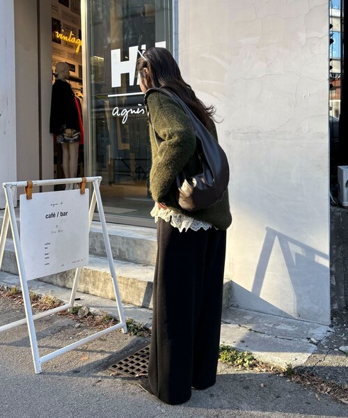 fredy emue（フレディエミュ） ニット セーター ミドル丈片畦ニット