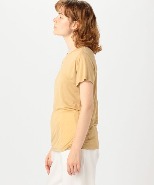 「BASERANGE」 半袖Tシャツ S ベージュ系その他 レディースの画像