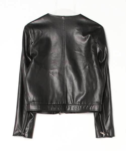 「UNITED TOKYO」 ライダースジャケット 2 ブラック レディース_画像2