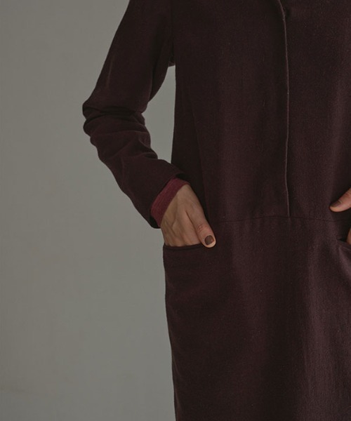 ETRE TOKYO（エトレトウキョウ） ワンピース VネックIラインロング