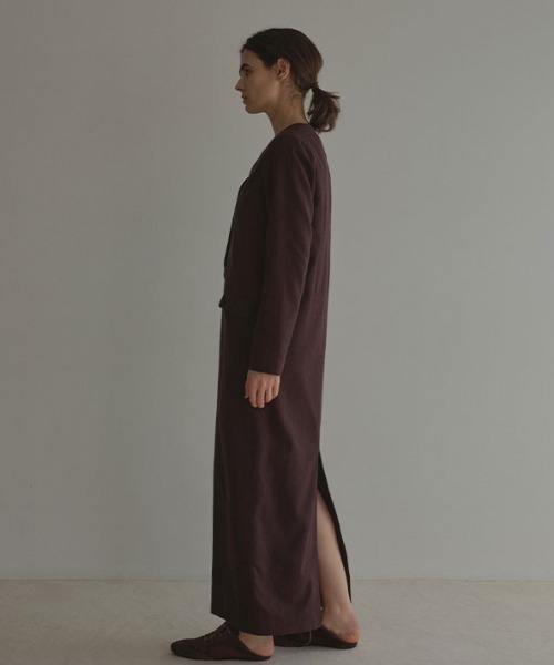 ETRE TOKYO（エトレトウキョウ） ワンピース VネックIラインロング
