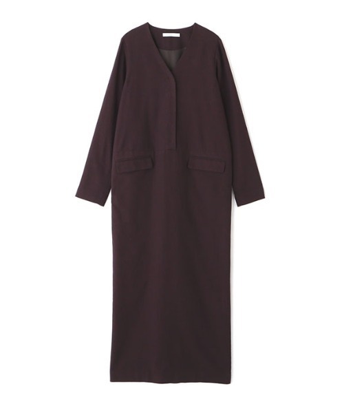 ETRE TOKYO（エトレトウキョウ） ワンピース VネックIラインロング