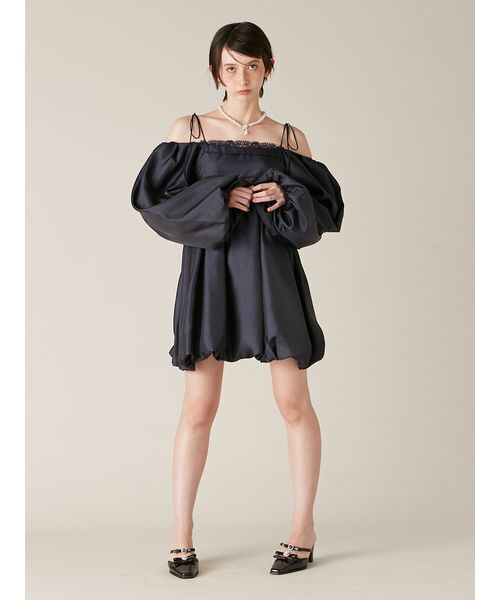 LILY BROWN（リリーブラウン） バルーンミニドレス レディース