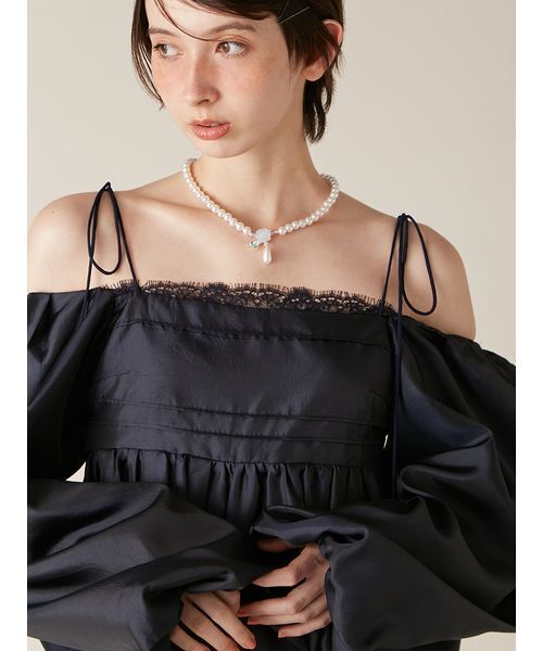 LILY BROWN（リリーブラウン） バルーンミニドレス レディース