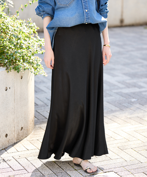 SLOBE IENA（スローブイエナ） スカート 「ブラックのみWEB限定/追加2