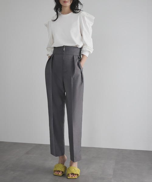 「ELFRANK」 長袖カットソー FREE オフホワイト レディース_画像5