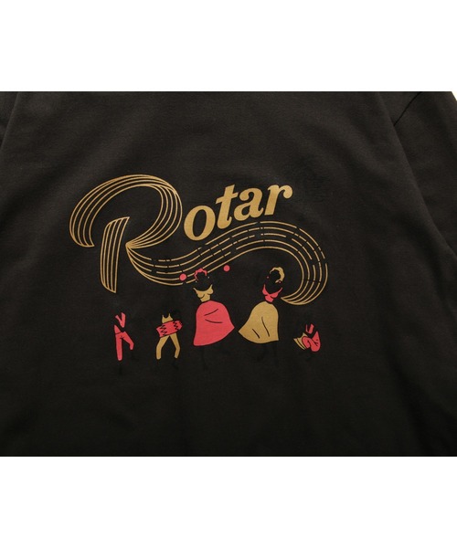 「ROTAR」 長袖Tシャツ X-LARGE スミクロ メンズ_画像2