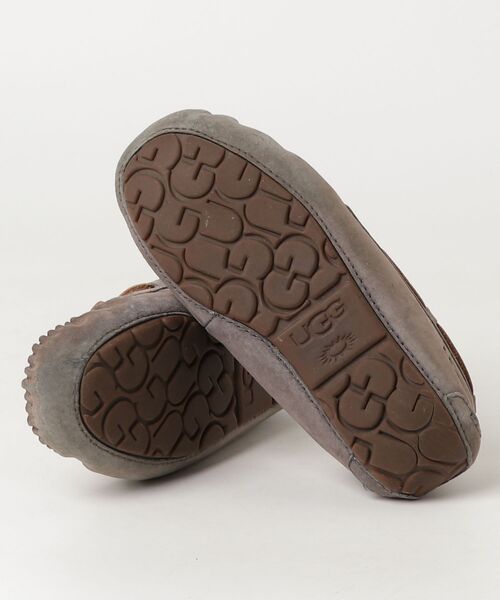 「UGG」 モカシンシューズ 22cm グレー レディース_画像3