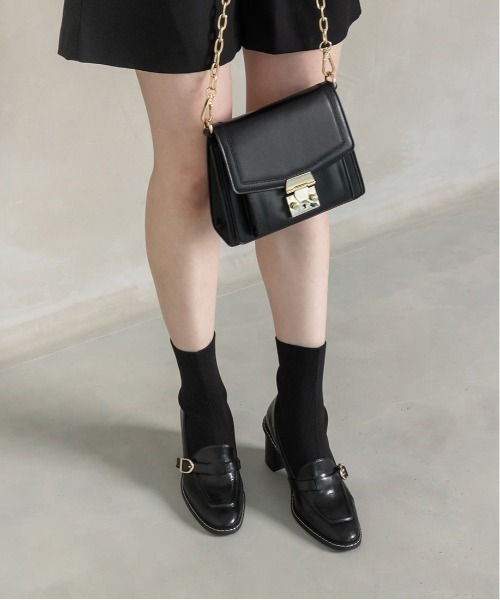 「RANDA」 ショートブーツ M ブラック レディース_画像4