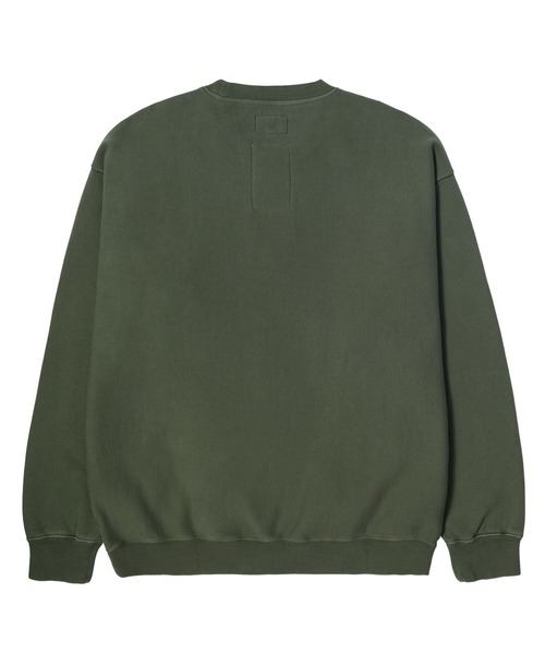 HUF」 スウェットカットソー MEDIUM グリーン系その他 メンズ 【楽天 