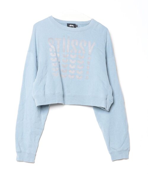 STUSSY（ステューシー） スウェットカットソー M ブルー レディース