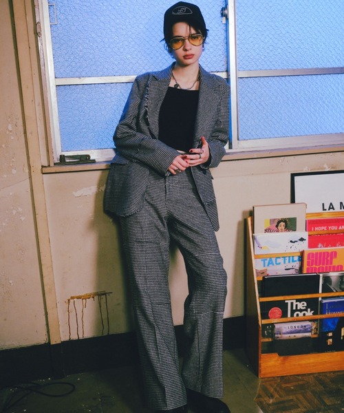 「Six M」 スラックス FREE オフホワイト レディース_画像3