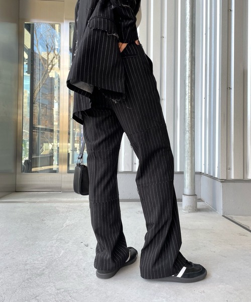 「Six M」 スラックス FREE オフホワイト レディース_画像7