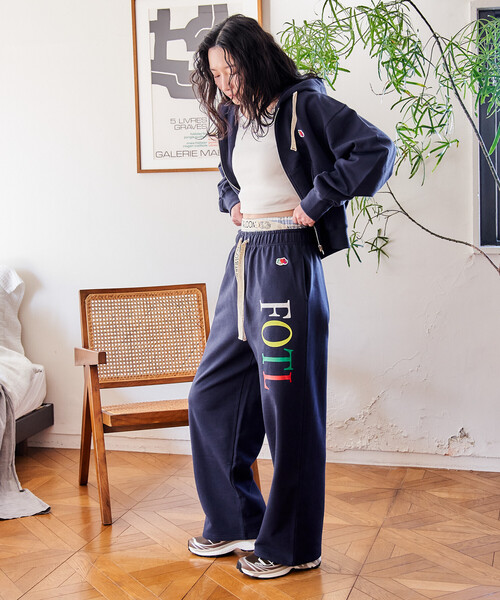 FayChui 24AW スウェットパンツ FREAK'S STORE（フリークスストア） ワイドパンツ スウェットパンツ