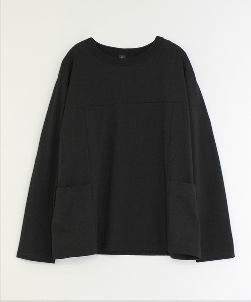 「URCH RNA」 長袖カットソー MEDIUM ブラック レディース_画像7