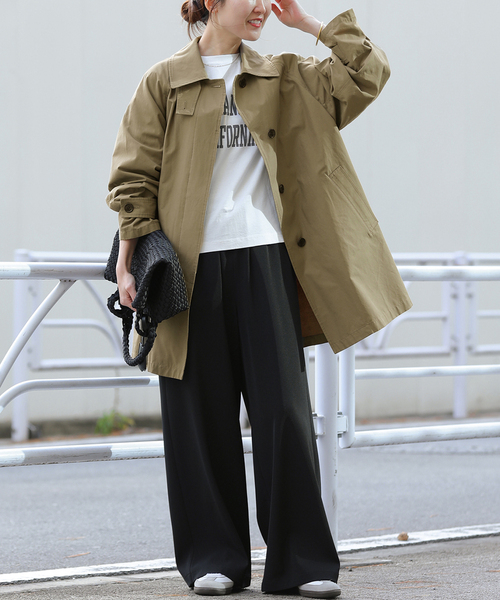 新品✨JOURNAL STANDARD relume コットン スプリングコート JOURNAL STANDARD relume｜[26SS新作]コットンナイロンAラインステン
