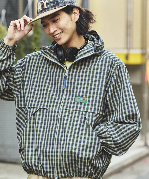 Foxfire（フォックスファイヤー） tシャツ 別注 チェック フード