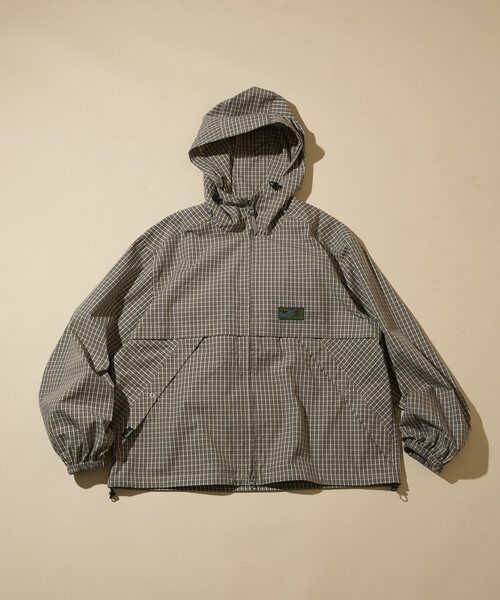 タグ付き　新品　フーデットチェック柄ジャケット AZUL BY MOUSSY | B-HEAT フード付き中綿チェックジャケット (コート