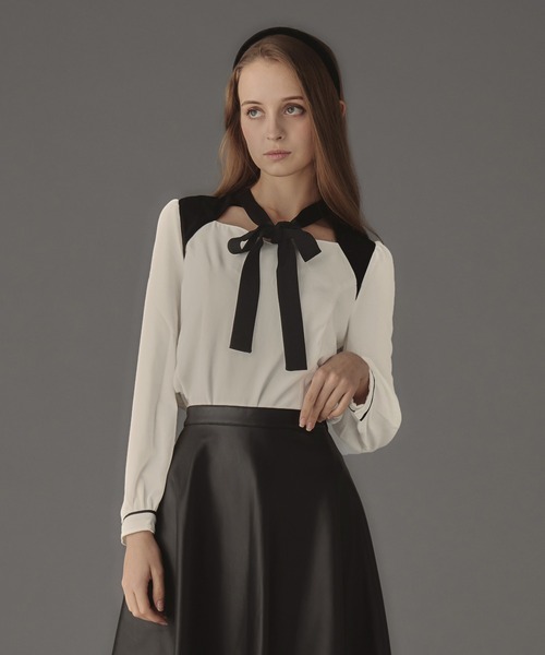 「emiriawiz」 長袖ブラウス MEDIUM ホワイト レディース_画像8