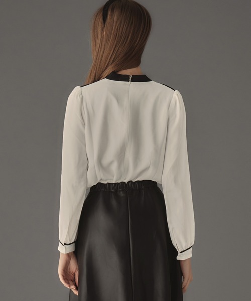 「emiriawiz」 長袖ブラウス MEDIUM ホワイト レディース_画像9