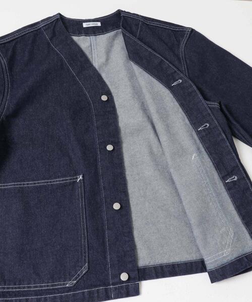 「FORK&SPOON」 デニムジャケット 4 ブルー メンズ_画像10