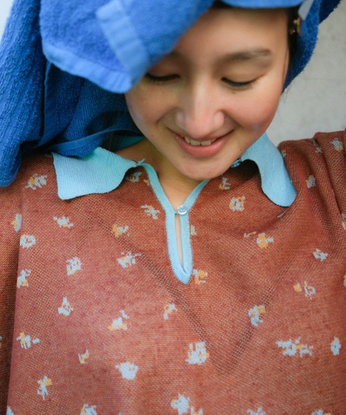 PAMM（パム） ニット セーター 花や実や葉のシアースキッパーニット