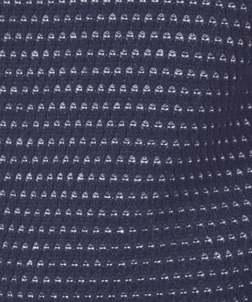 「ABAHOUSE GRAY」 長袖ニット 46 ネイビー メンズ_画像9