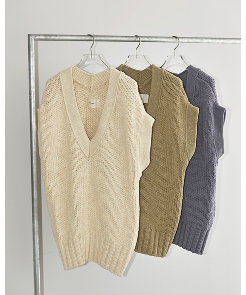 ⭐︎最終価格⭐︎TODAYFUL ニットベスト　25AW TODAYFUL 「TODAYFUL」 ニットベスト FREE キナリ レディース