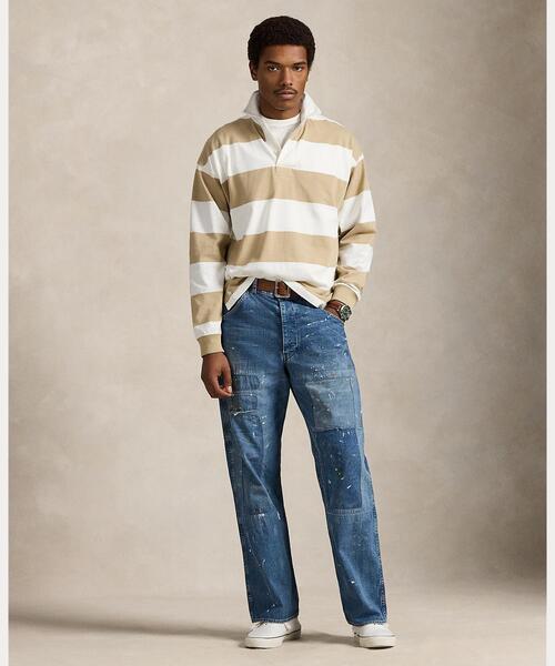 ラルフローレン カラーブロック コットン ジャージー ラグビー シャツ カラーブロック コットン ジャージー ラグビー シャツ | ラルフ