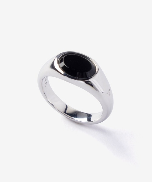 TOM WOOD（トムウッド） 指輪 リング TOM WOOD Joe Ring Polished Onyx
