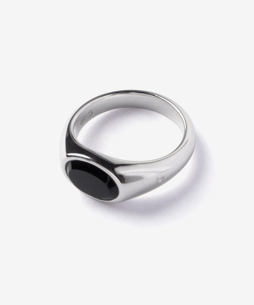 TOM WOOD（トムウッド） 指輪 リング TOM WOOD Joe Ring Polished Onyx