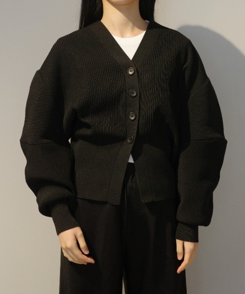 CLANE（クラネ） ニット セーター CLANE CURVED SLEEVE KNIT CARDIGAN