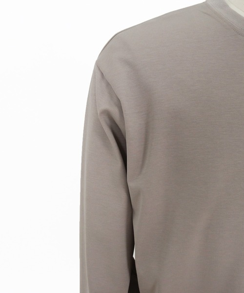 CAMBIO（カンビオ） tシャツ mlt5597-ドレッシーポンチポケ付ロンT