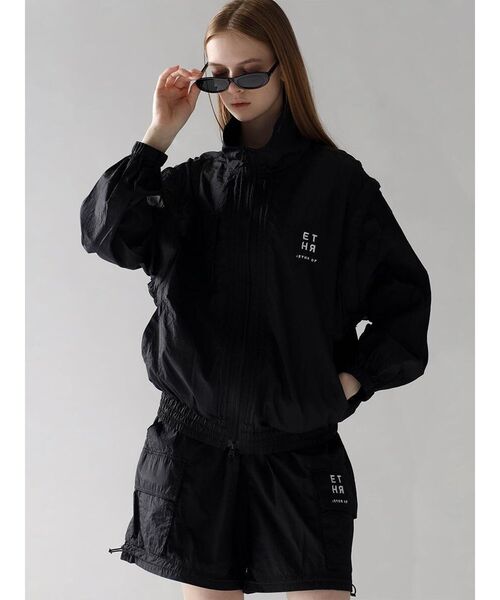 コート アウター 2WAY DOUBLE-ZIP NYLON JACKET レディース