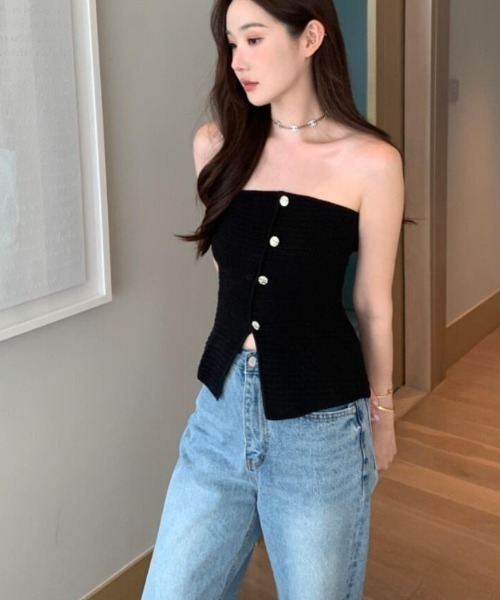 @*様 tope tube top peto ビスチェ　チューブトップ チューブトップ ベアトップ : ZOZOTOWN Yahoo!店 - 通販 - Yahoo