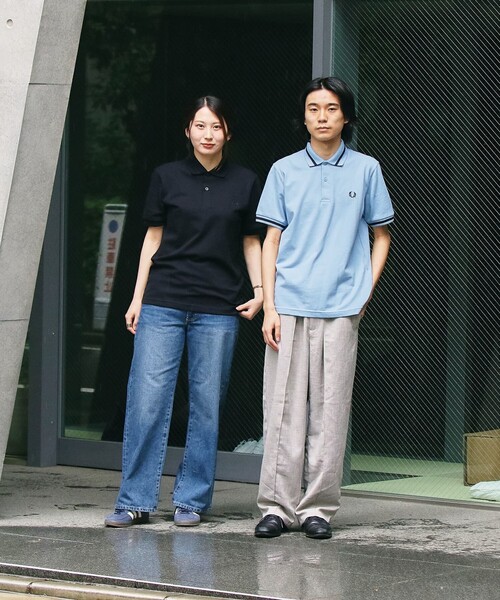 SHIPS別注 FRED PERRY: イギリス製 M2 ポロシャツ SHIPS別注】FRED PERRY: イギリス製 M2 シングルライン ポロシャツ