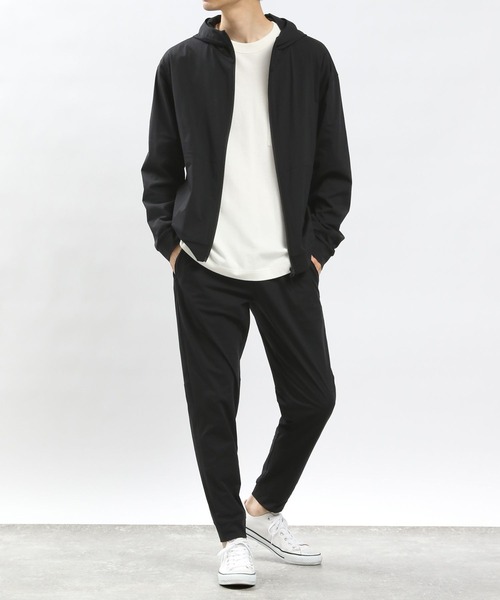 「GLOBAL WORK Smile Seed Store」 ジップアップパーカー X-LARGE ダークカーキ メンズ_画像2