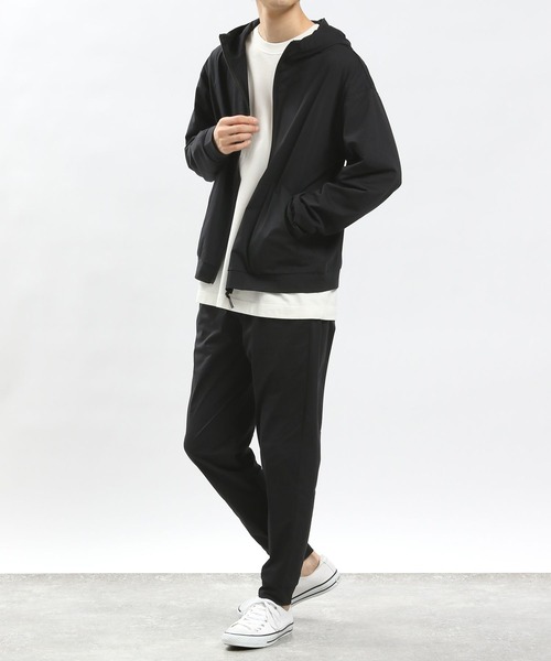 「GLOBAL WORK Smile Seed Store」 ジップアップパーカー X-LARGE ダークカーキ メンズ_画像3