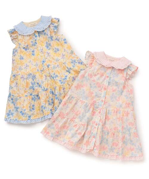 ワンピース ミルキーブロッサムワンピース キッズ 子供服 女の子の画像