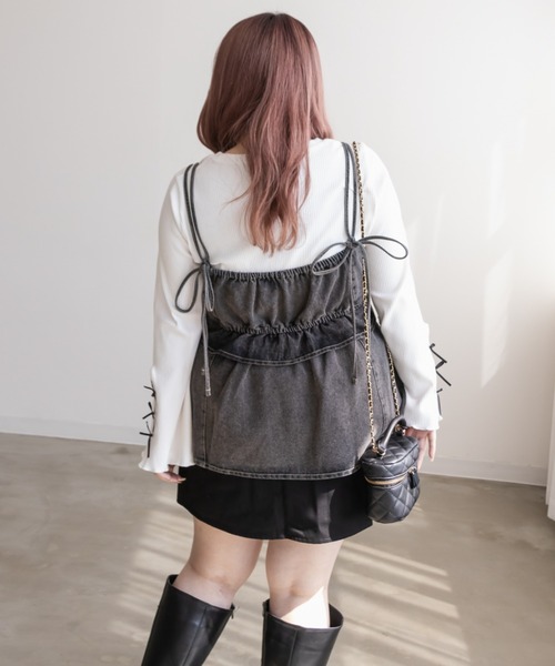 「CLETTE」 ベスト LL ブルー レディース_画像8