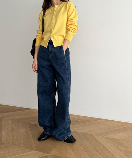 「CANAL JEAN」 デニムパンツ SMALL ライトブルー レディースの画像