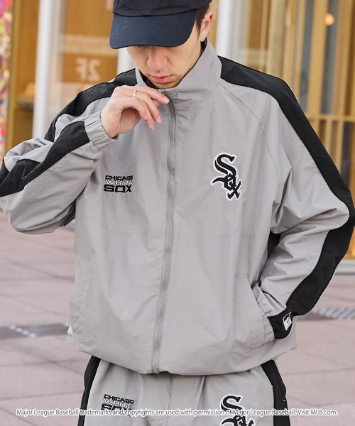 MLB ブルゾン M ライトグレー メンズ : ZOZOTOWN Yahoo!店 - 通販 