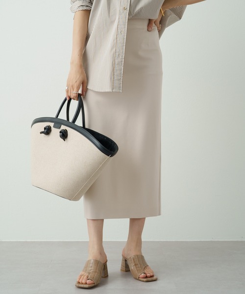 「LOUNGEDRESS」 「CELFORD」タイトスカート MEDIUM アイボリー レディース_画像2