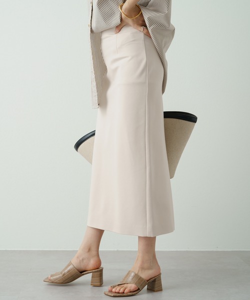 「LOUNGEDRESS」 「CELFORD」タイトスカート MEDIUM アイボリー レディース_画像6