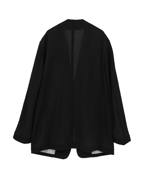 ジャケット ノーカラージャケット No collar Jacket メンズの画像