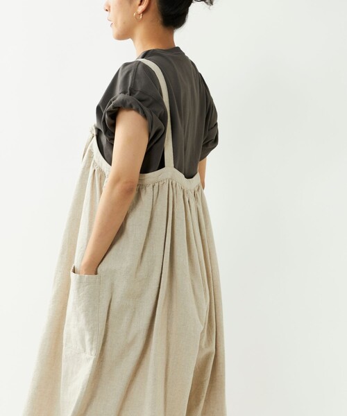 「Freada」 オーバーオール ONE SIZE ダークブラウン レディース_画像7