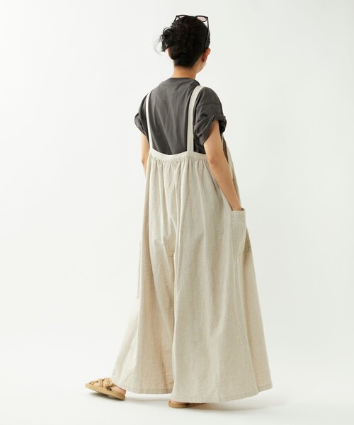 「Freada」 オーバーオール ONE SIZE ダークブラウン レディース_画像8