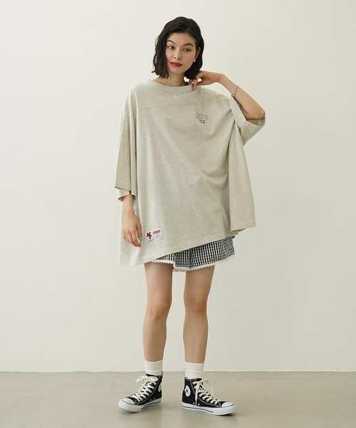 Champion（チャンピオン） 7分袖カットソー ONE SIZE ブルー