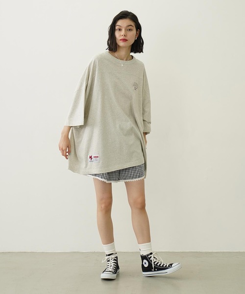 Champion（チャンピオン） 7分袖カットソー ONE SIZE ブルー