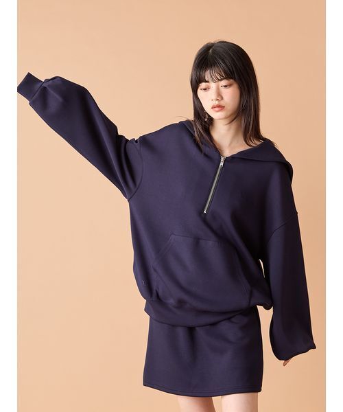 LILY BROWN（リリーブラウン） セットアップ ONE SIZE ネイビー 